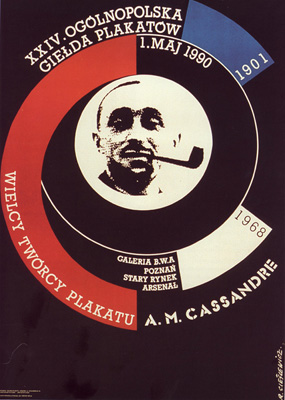 Hommage  Cassandre de ROMAN CIESLEWICZ Les AFFICHES POLONAISES Jean-Michel PALLATIN